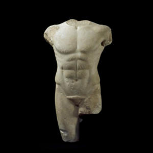Foto da estátua do torso de Apolo